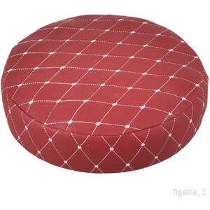 Housse De Tabouret Ronde Housses De Siège En Polyester Rouge_33x10cm - Publicité