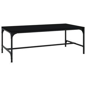 Vidaxl Table Basse Noir 100x50x35 Cm Bois D'ingénierie - Publicité