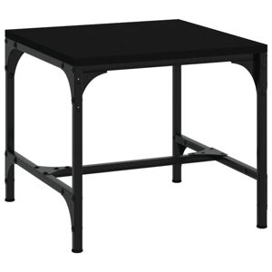 Vidaxl Table Basse Noir 50x50x35 Cm Bois D'ingénierie - Publicité