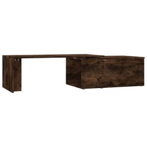 Vidaxl Table Basse Chêne Fumé 150x50x35 Cm Bois D'ingénierie - Publicité