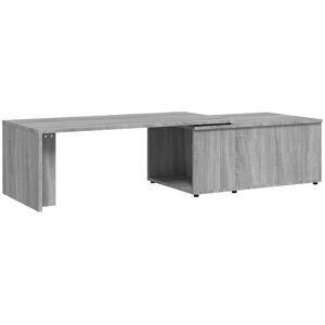 Vidaxl Table Basse Sonoma Gris 150x50x35 Cm Bois D'ingénierie - Publicité