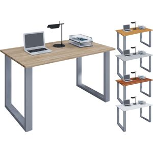 Vcm Bureau En Bois Table D'ordinateur Table De Travail Meubles De Bureau Lona U Alu Argent Bureau En Bois Table D'ordinateur Table De Travail Meubles De Bureau Lona U Alu Argent - Publicité