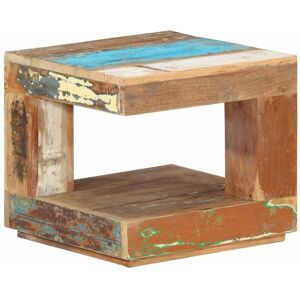 Vidaxl Table Basse 45x45x40 Cm Bois De Récupération Massif - Publicité