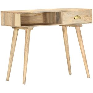 Vidaxl Table Console 90x45x75 Cm Bois De Manguier Massif - Publicité