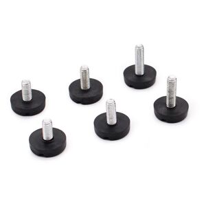 12pcs Pieds De Meubles Réglables Nivellement Patin Base Jambe Pied De Table Chaise Ajustables Protection Sol M6 X 20 X 13mm - Publicité