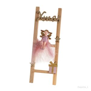 Décoration de Table de poupée d'ange de noël, pour salle à manger, étagère, Rose - Publicité