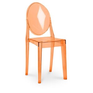Chaise Transparente De Salle À Manger - Victoire Orange Transparent - Publicité