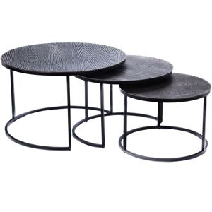 Amadeus Set De 3 Tables Basses Etain - Publicité