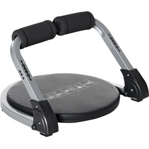 HOMCOM Appareil à abdominaux crunch musculation compact et pliable 3 niveaux de résistance