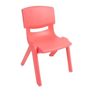 bieco Chaise enfant plastique rouge