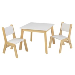 KidKraftA® Ensemble table moderne 2 chaises enfant bois