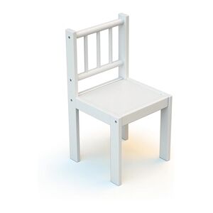 WEBABY Chaise enfant hetre blanc