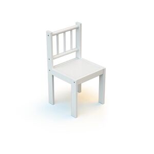 WEBABY Chaise enfant hêtre blanc