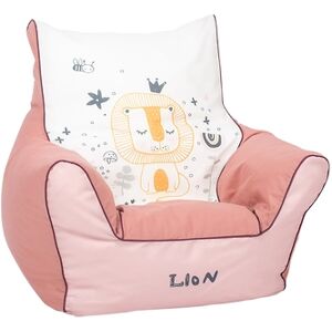 knorr toys® Pouf enfant lion Leo rose