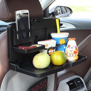 Siège de voiture pliant arrière Table à manger voyage boisson plateau porte-nourriture - Publicité