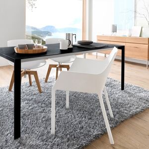 Kristalia Thin-K Table de salle à manger en aluminium avec rallonge, 01THK01R#VP4/VP4,