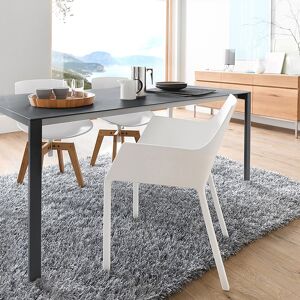 Kristalia Thin-K Table de salle à manger en aluminium avec rallonge, 01THK02R#VP3/VP3,