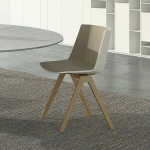 MDF Italia AÏKU Chaise, bois massif, F058106F065S042,