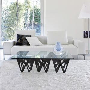 Zanotta Butterfly Table d’appoint rectangulaire, 695#12090schwarz,