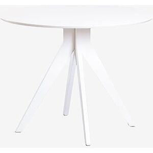 SKLUM Table à Manger Ronde en Bois (Ø100 cm) Sekiz Bois Blanc - Publicité