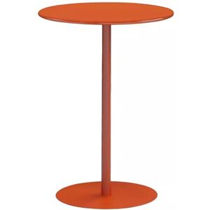 MARXAN Petite Table Basse, Bureau de Petit-déjeuner autoportant, Table Basse, Table à thé pour Salon, Chambre à Coucher, Balcon, terrasse, Table de Chevet Facile à Assembler, Orange (Size : 48x56cm) - Publicité