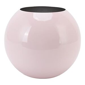 Natudeco Vase Rond Style Nordique Design Moderne En Acier Inoxydable Petit Vase à Fleurs Ornement Pour Salon Chambre Bureau Table Décoration de la Maison(Rose) - Publicité