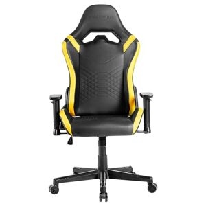 Mars Gaming MGC-PRO, Chaise Gaming Professionnelle, Finition Cuir PU, Accoudoirs 2D et Dossier Inclinable 135°, Coussins Lombaire et Cervical Soft-Touch, Roulettes XL et Ressort Gaz Classe 4, Bleu - Publicité