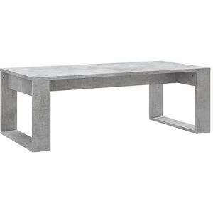 vidaXL Table Basse Gris béton 102x50x35 cm Bois d'ingénierie - Publicité