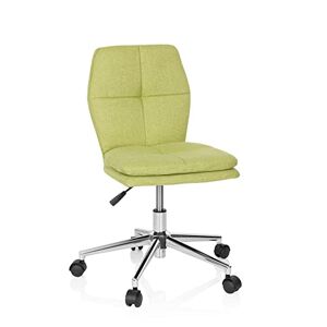 hjh OFFICE 670945 Chaise d'enfant Joy I Tissu Vert Fauteuil Pivotant Moderne, Rembourré Confortablement, Hauteur Ajustable - Publicité