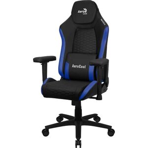 Aerocool CROWNBB Bleu, Chaise de Jeu Ergonomique, Coussins Réglables, Cuir Synthétique Premium - Publicité