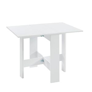 BAÏTA Table Pliante, Blanc, L104cm - Publicité