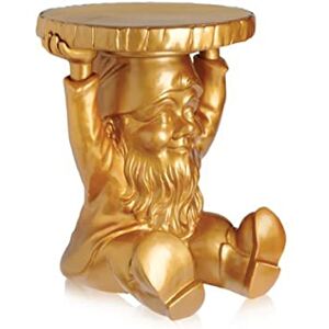 Kartell 883195 Tabouret nain de jardin Gnome Attila (Or) - Publicité