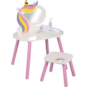 Judy Wild Kid's Spirit Sweet Licorne Coiffeuse Miroir 60X45XH80CM Tabouret 30X30XH27CM - Publicité