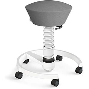 Aeris Swopper New Edition Tabouret Ergonomique à roulettes Chaise de Bureau Dynamique pour Un Dos sain Tabouret de Bureau Polyvalent et siège d'entraînement 45-59 cm - Publicité