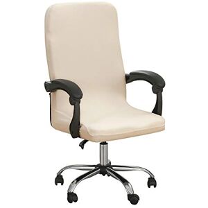 IVYSHION Housse de Chaise de Bureau, Couverture de Chaise de Bureau Élastique Extensible Housse pour Fauteuil de Bureau Housse de Siège de Bureau Rotatif Pratique Confortable - Publicité