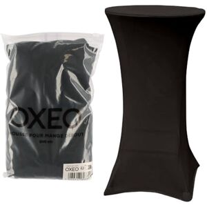 Oxeo Housse Mange Debout 60cm Noir House de Protection Table Haute de Bar pour diamètre de Table 60cm Couleur Noir - Publicité