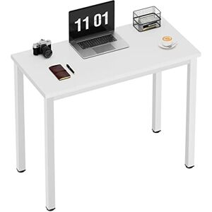 soges Need Bureau d'Ordinateur Table de Bureau Table d'Étude Informatique Meuble de Bureau pour Ordinateur pour Salle à Manger, Salon, Cuisine,80x40cm,Blanc - Publicité