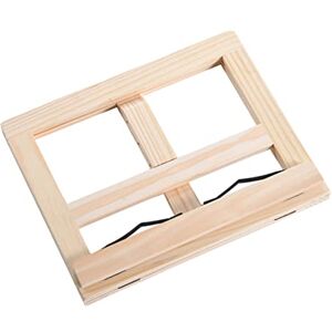 Levemolo 1 Pc Support De Lecture En Bois Support De Tablette Pour Bureau Support De Tablette En Bois Support De Lecture De Lit Supporter Titulaire De La Lecture Étudiant Livre Clip De Fer - Publicité