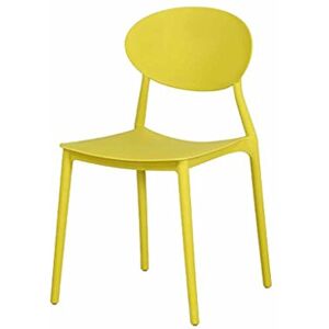 Zons Mega Chaise en PP Empilable 48x48x81cm Jaune - Publicité