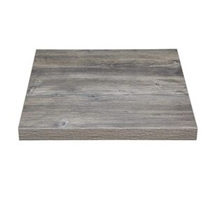 Bolero Plateau de table carré pré-percé en mélamine  gris 700 mm - Publicité
