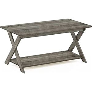 Furinno Simpliste Moderne Table Basse, Bois d'ingénierie, 90(L) x 40,5(H) x 50(P) cm, Chêne Français - Publicité