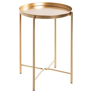 Haku Möbel Table Basse, Métal, Doré, Ø 39 X H 50 cm - Publicité