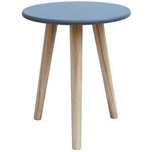 Rebecca Mobili Table Basse Moderne, Table de Salon Gris, Bois de Paulownia MDF, Chambre Salon – Dimensions: 39 x 34 x 34 cm (HxLxL) Art. RE6120 - Publicité