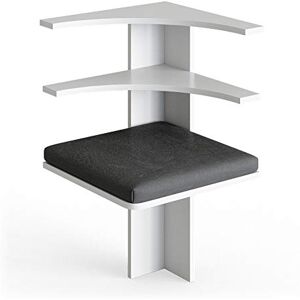 Vicco Coin pour Banquette Roman, Blanc/Anthracite, 43 x 43 cm - Publicité