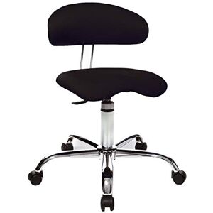 Topstar Sitness 40 Tabouret de fitness avec support dorsal et assise mobile 3 dimensions Noir - Publicité