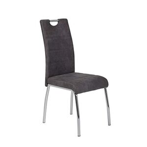 Apollo SUSI Chaise, Métal, Anthracite, 1ner Pack - Publicité