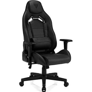 SENSE7 Jeu en Tissu Bureau Sentinel Gamer Chaise Ergonomique Accoudoir Structure en Acier Monobloc Angle d'inclinaison réglable Noir, Cuir, 41-49 x 66x58 - Publicité