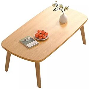 ZENFEKU Petite table d'angle de canapé de salon familial, table basse en bois pliante à côté de la table rectangulaire de lecture (couleur: D, taille: 80 cm * 48 cm * 42 cm) Jour de commémoration (D 10 - Publicité