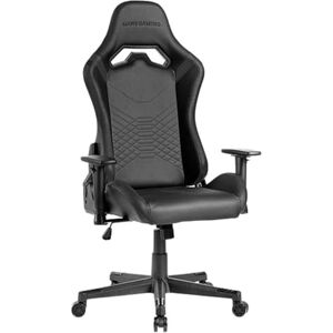 Mars Gaming MGC-PRO, Chaise Gaming Professionnelle, Finition Cuir PU, Accoudoirs 2D et Dossier Inclinable 135°, Coussins Lombaire et Cervical Soft-Touch, Roulettes XL et Ressort Gaz Classe 4, Bleu - Publicité