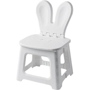 Abbdbd Chaise Pliante pour Enfants avec Dossier, Tabouret Nordique, Escabeau en Plastique, Chaise D'étude, Basse, pour Salon, Meubles De Patio - Publicité